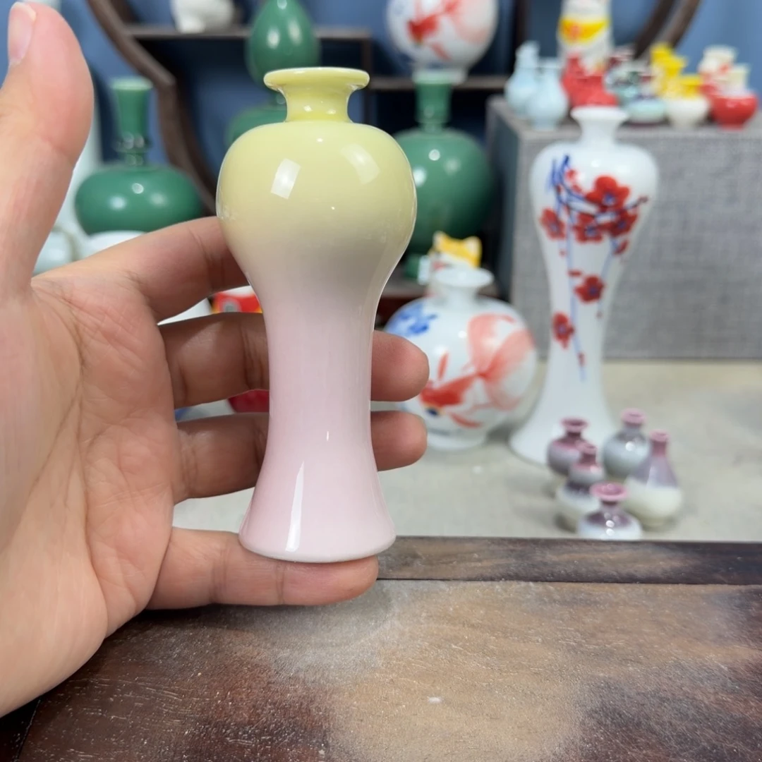 陶瓷手工小花器摆件