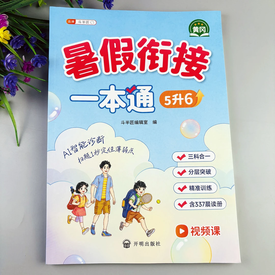 暑假衔接一本通五升六暑假衔接练习册五年级暑假一本通暑假作业