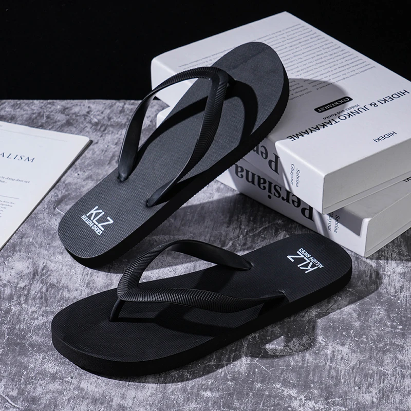 酷路直2025年人字拖男士夏季新款防滑外穿时尚百搭夹脚男士拖鞋