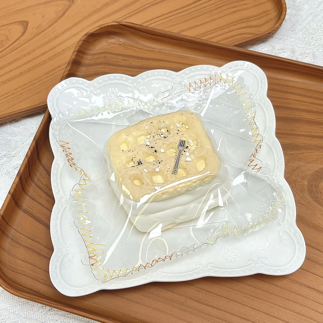 【棉花糖饼干】默认微瑕食品级硅胶捏捏手工捏捏理性下单！