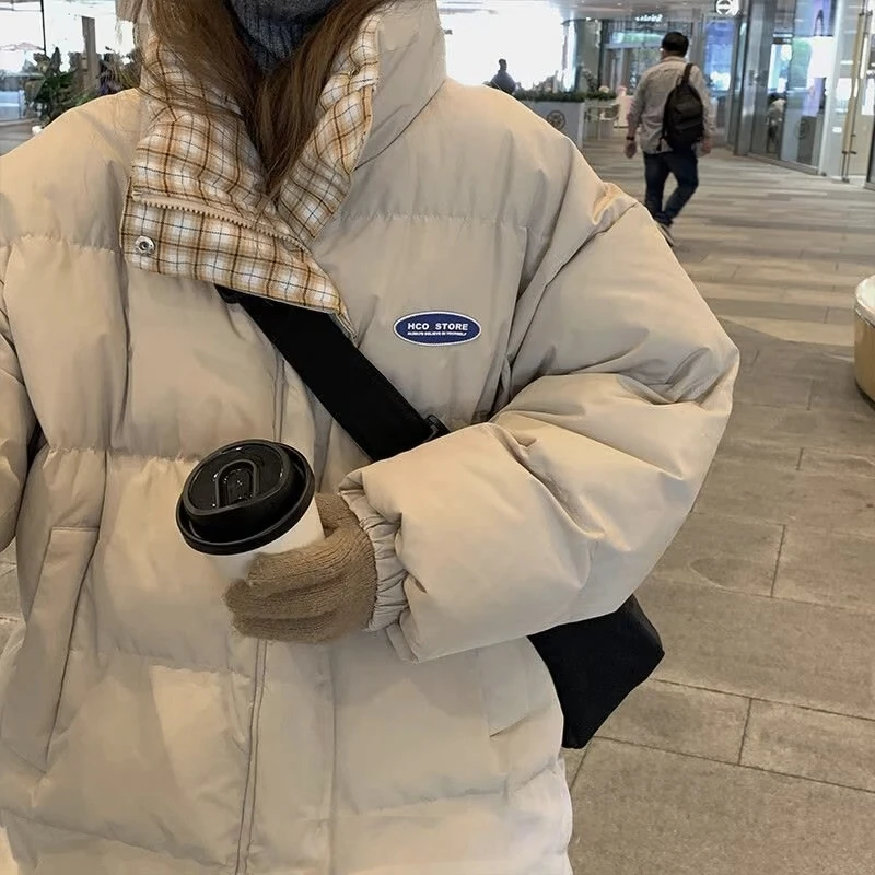 丽丽专属1-100扣号休闲风保暖女圆领短外套加厚外套秋冬