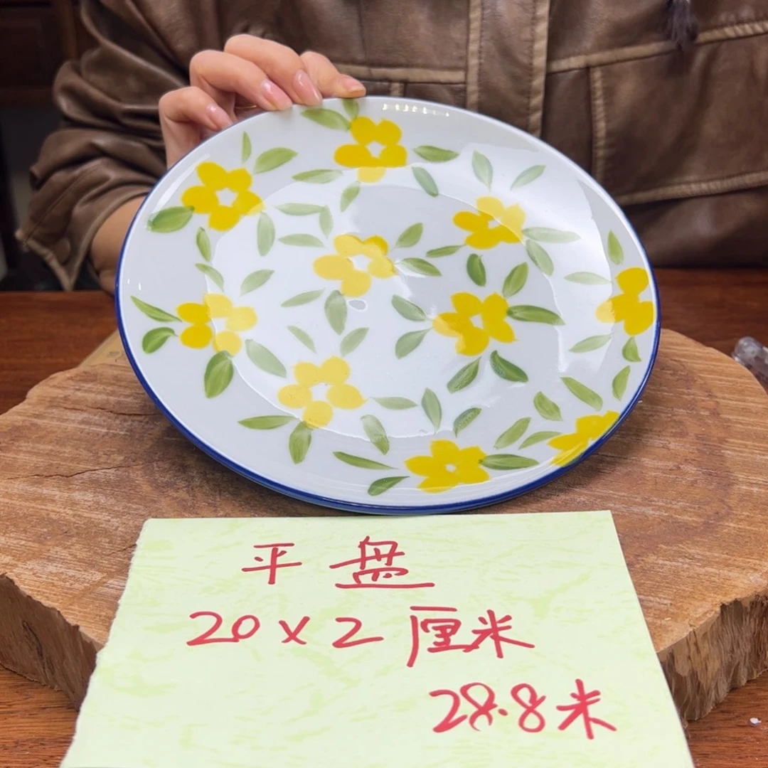 瓷片景德镇陶瓷手工手绘制作