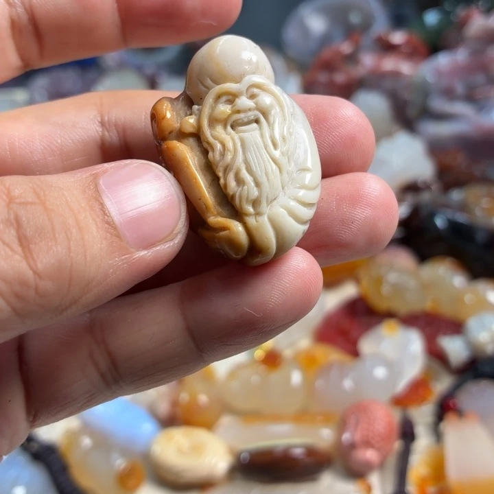 玛瑙/玉髓未镶嵌吊坠(不含链)