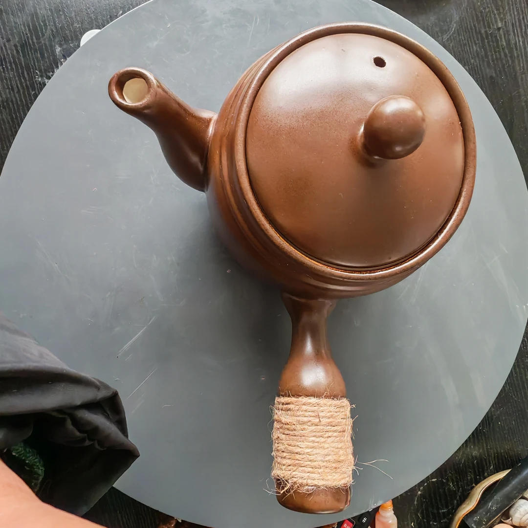 五色土围炉煮茶壶