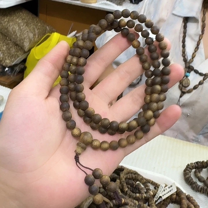 手串沉香张勺子沉水浮多圈 0.7-18 克多样性发一串