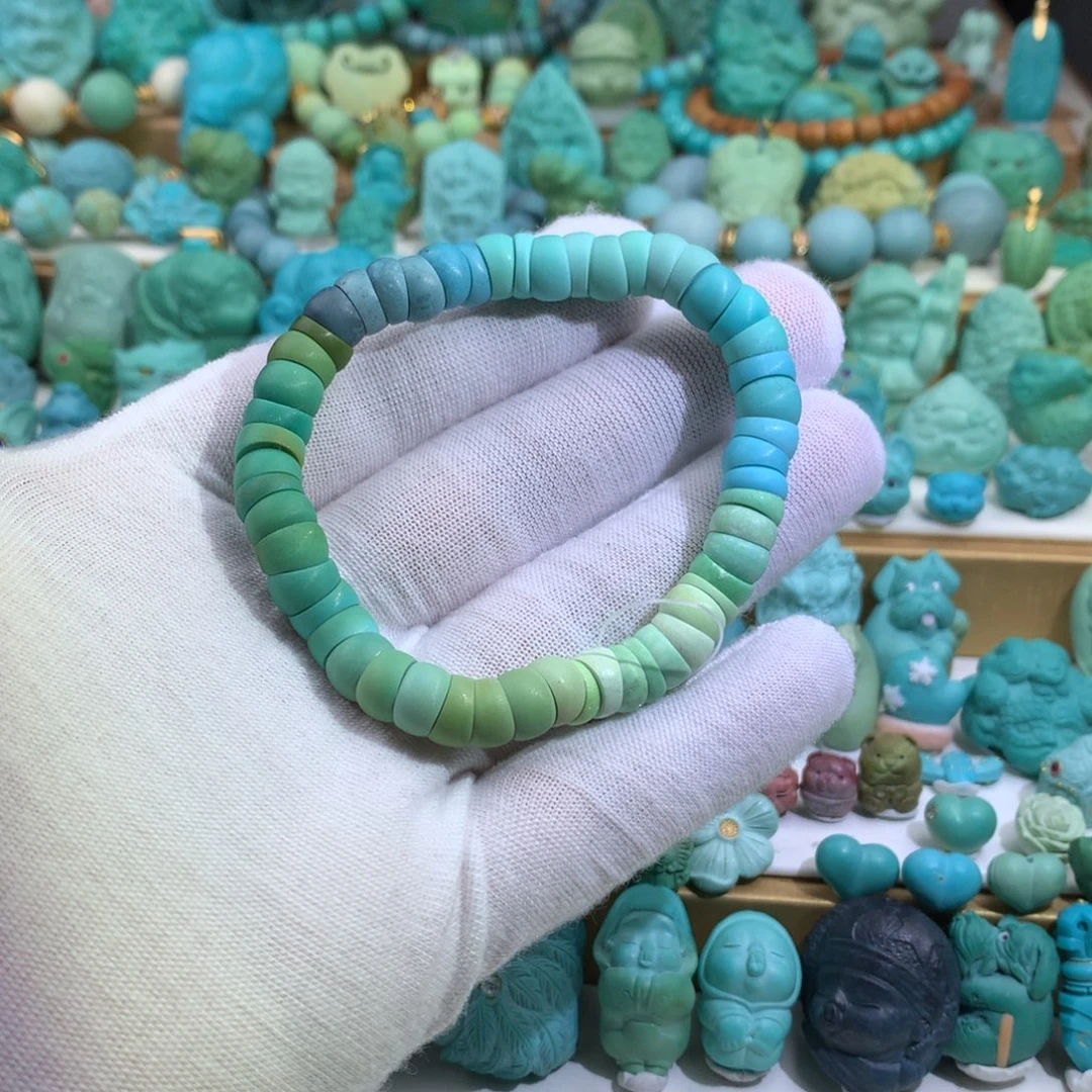 绿松石未镶嵌手链