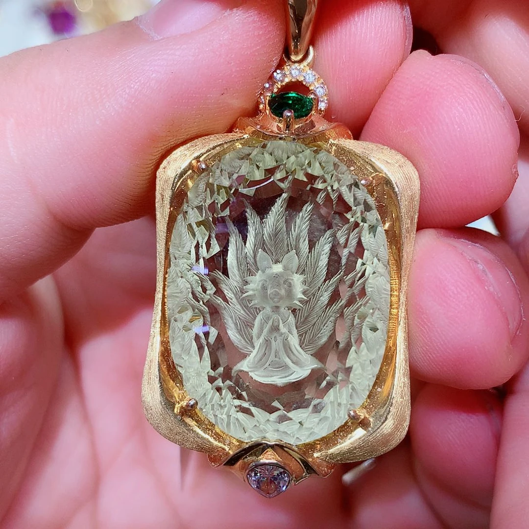 颈饰银S925镶嵌水晶