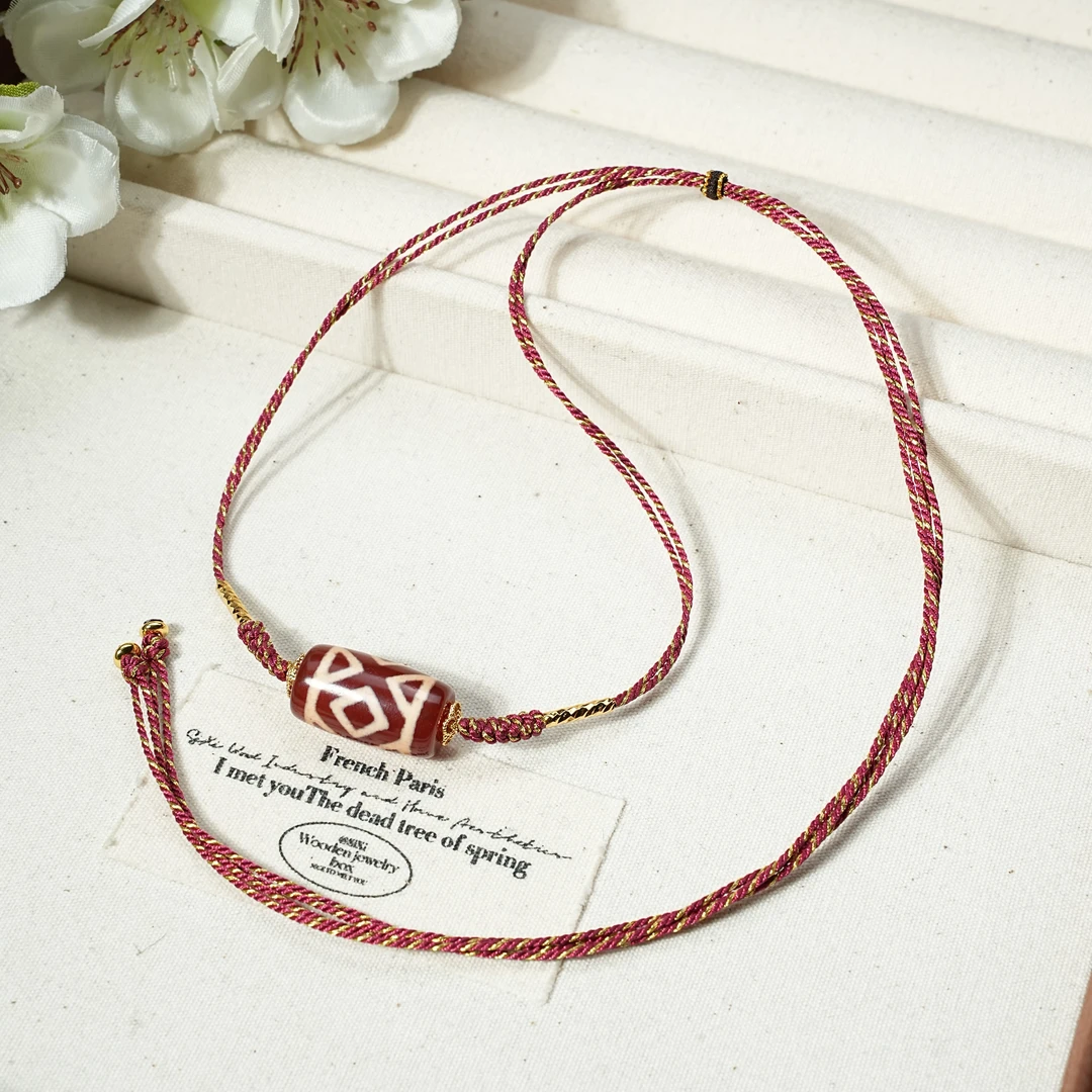 【观澜珠宝】玛瑙项链 民族风藏式吊坠 多样发其一 1946