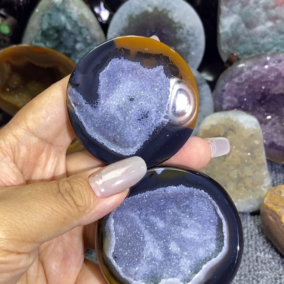 紫晶摆件未镶嵌水晶