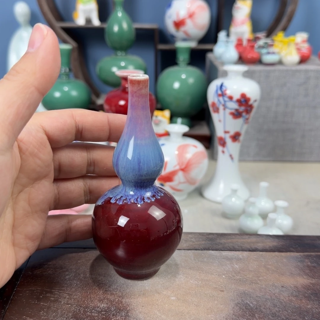 陶瓷手工小花器摆件