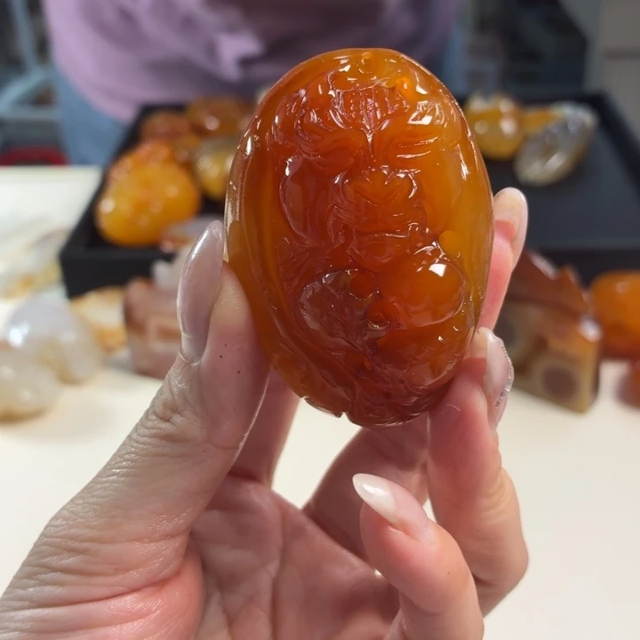 玛瑙/玉髓吊坠(不含链)未镶嵌