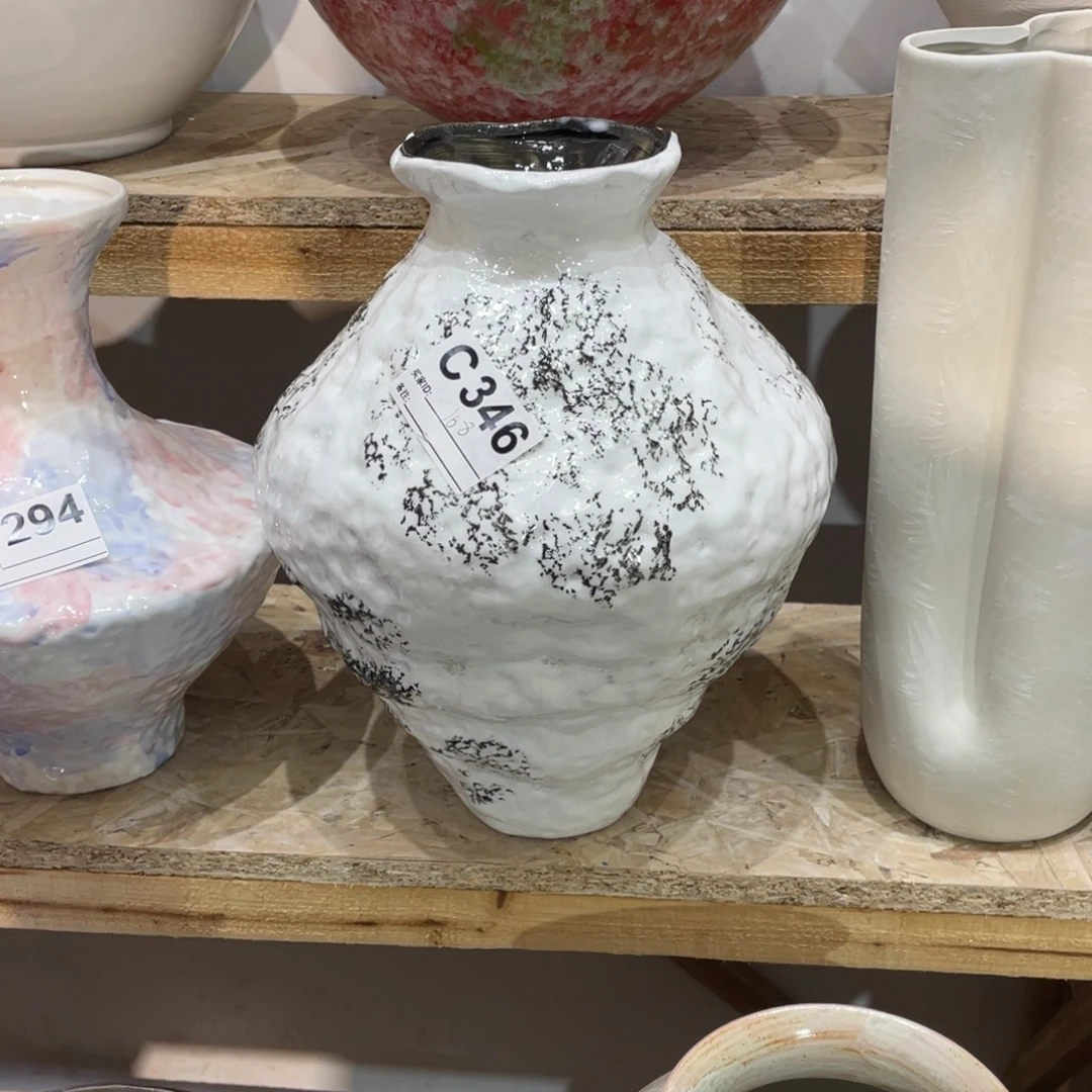 白泥花瓶景德镇陶瓷高度