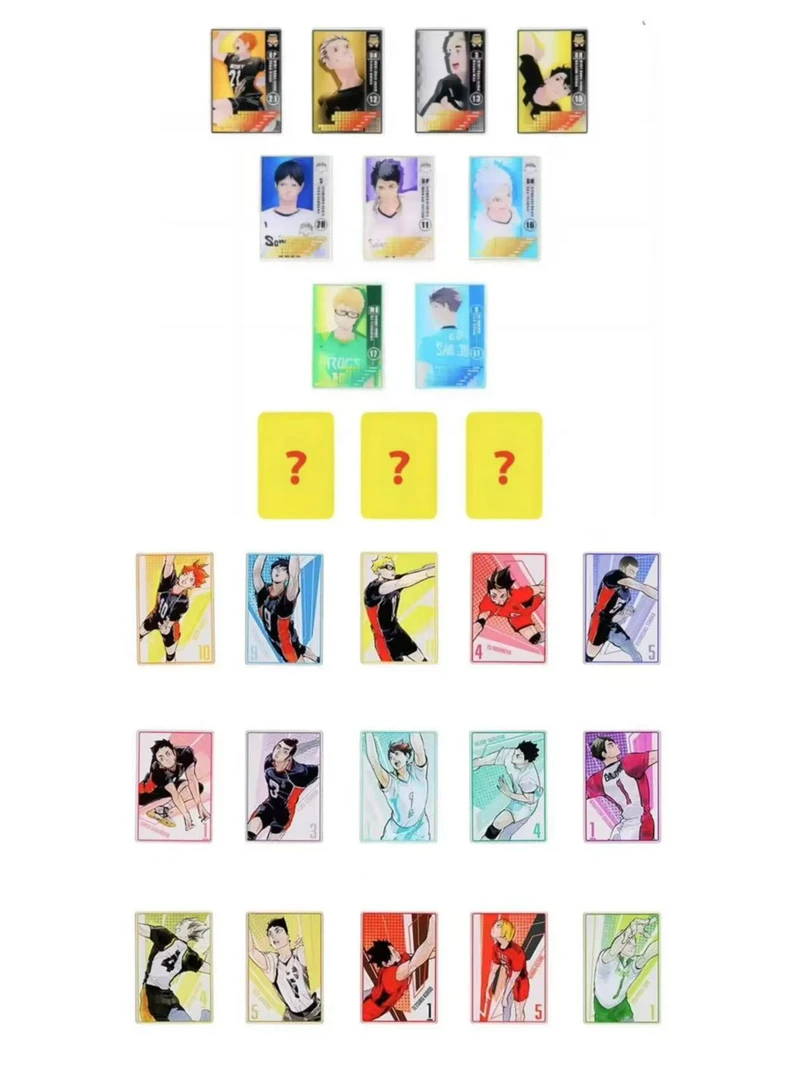 (代拆盲盒)排球少年原画数据卡一弹二弹(未成年禁止下单)