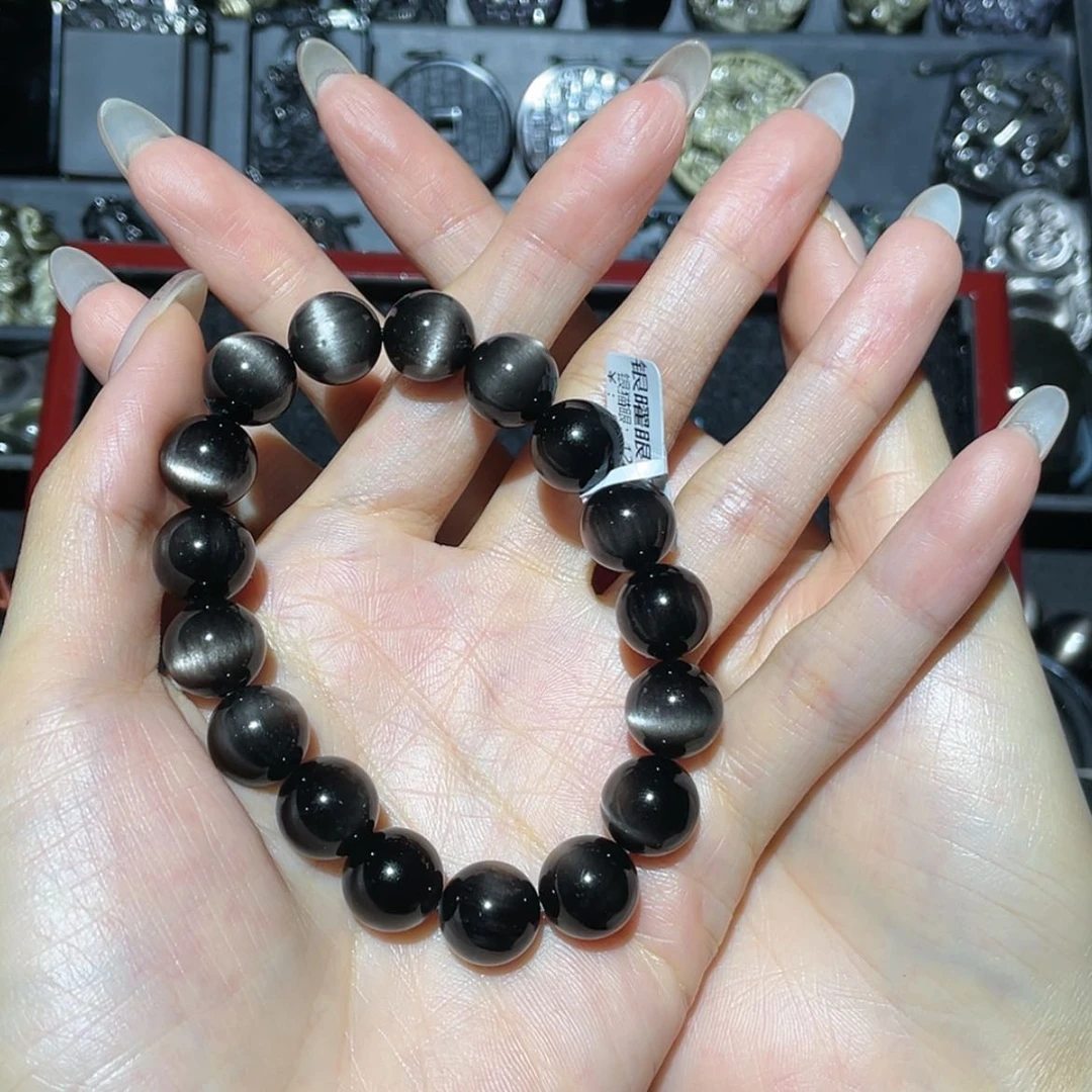 【闪购商品】未镶嵌黑曜岩手链维**尔