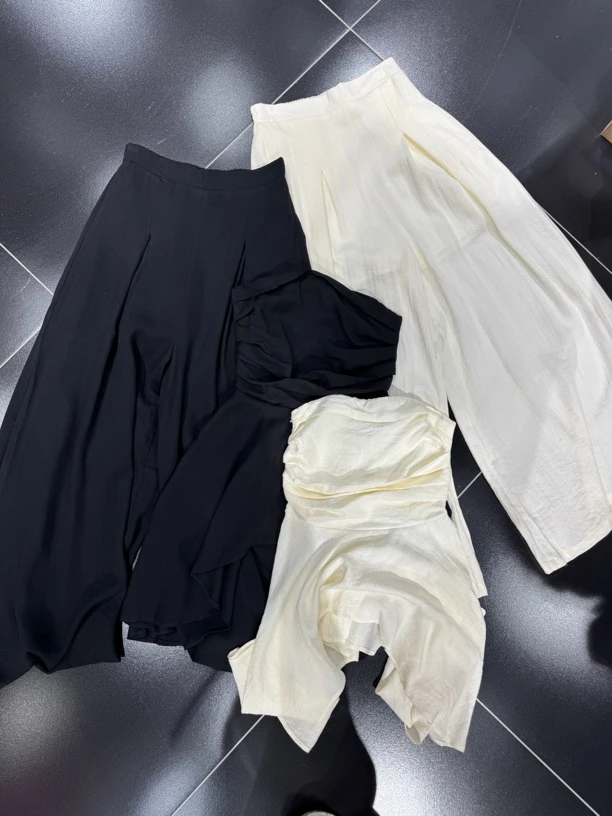 后面松紧裹胸两件套