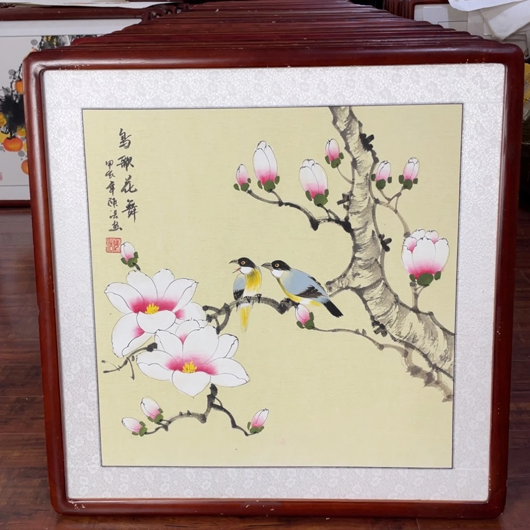 国画带框尺寸63*63厘米