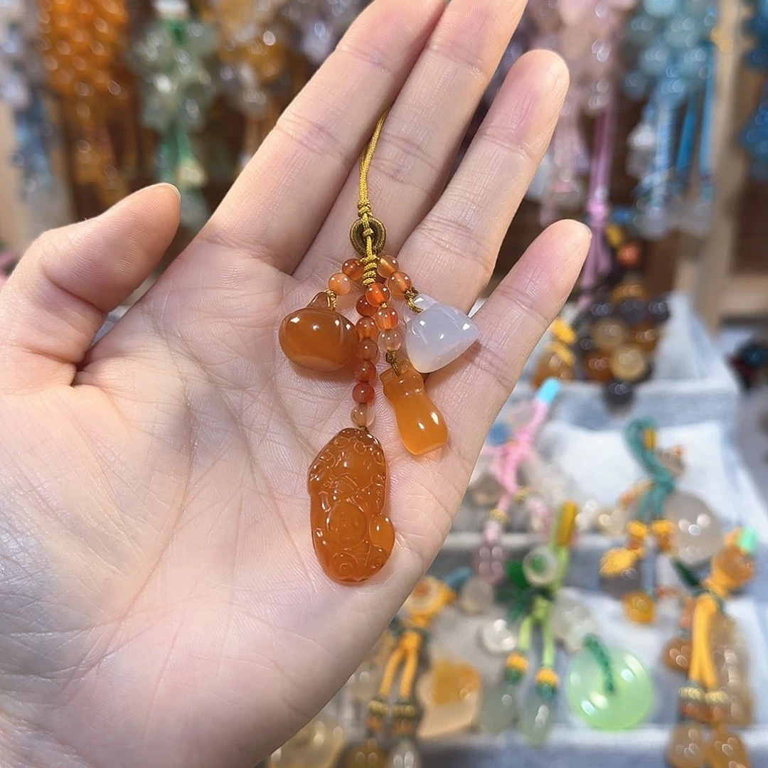 玛瑙/玉髓挂件福利款未镶嵌