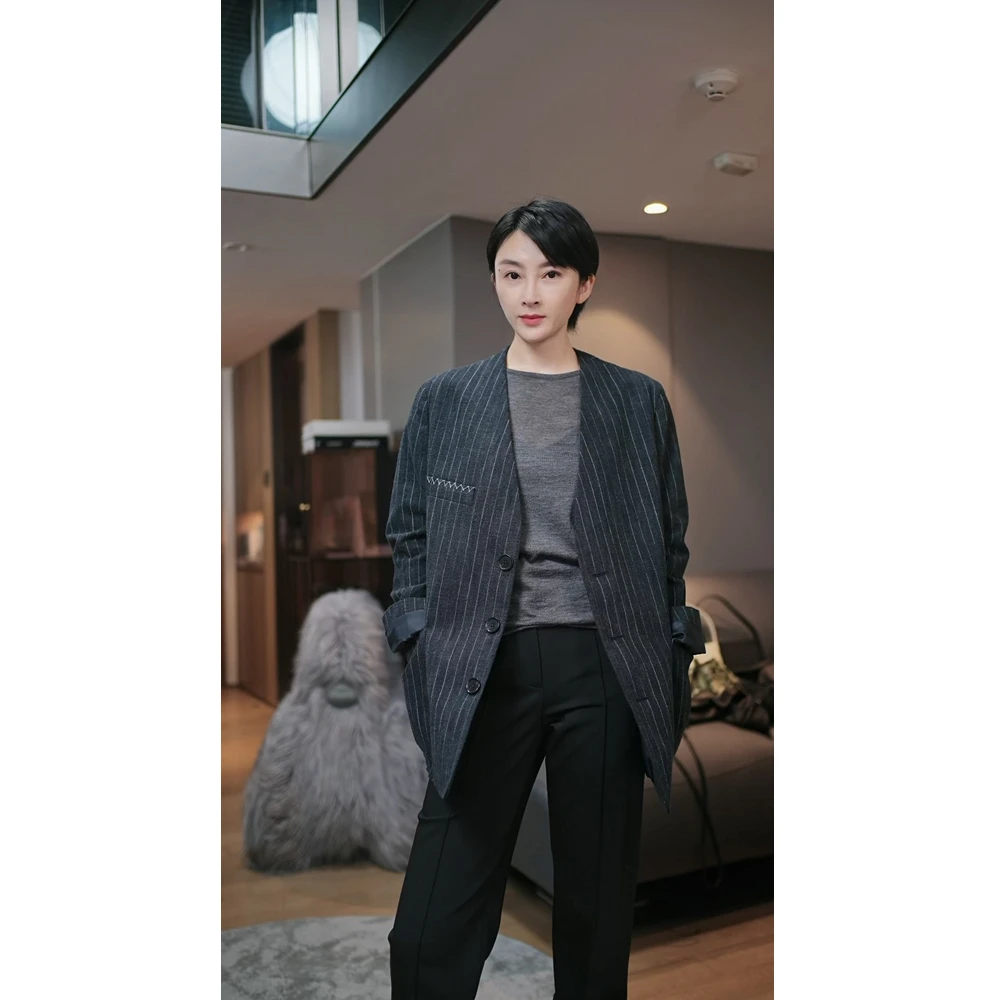 『会员款.V领西装』女士高档系统西服ZY.卓妍推荐外套ZS518003