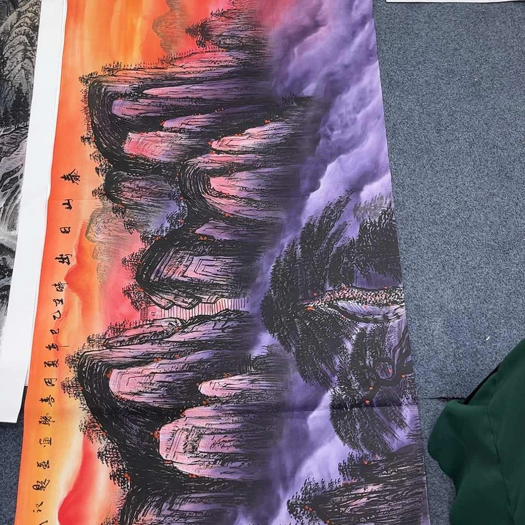 国画纯手绘宣纸国画作品