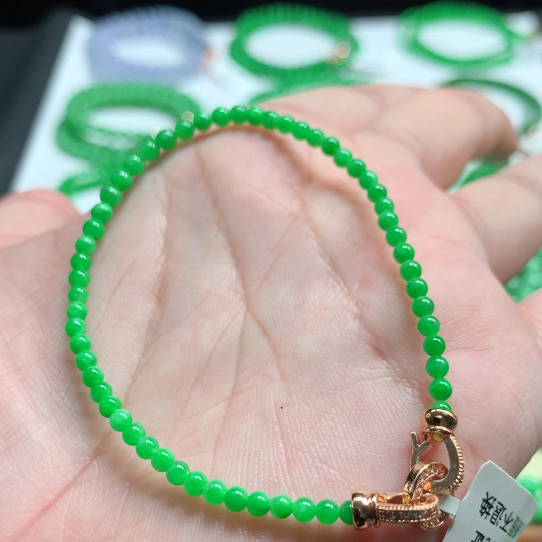 翡翠未镶嵌手链翡翠