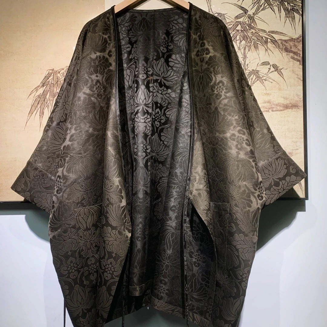 一眼万年 墨影 真丝开衫外披