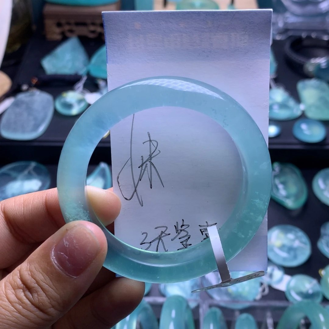 蛇纹石玉手镯未镶嵌摆****忆