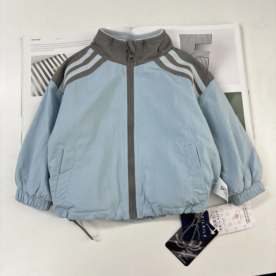 【三防加绒外套  】婴儿衣服男童加绒三防外套秋I30