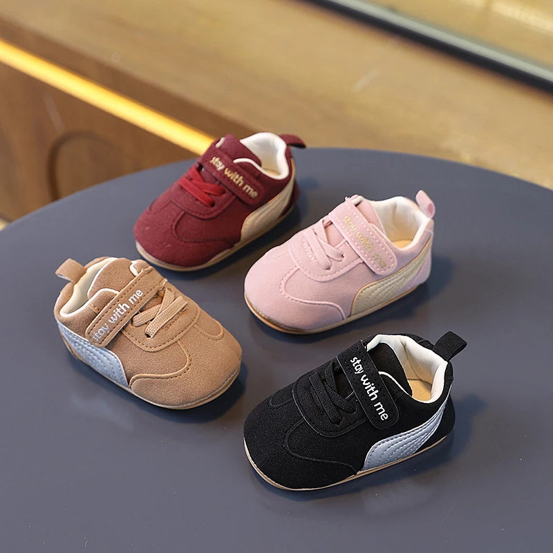 春秋婴幼儿学步鞋周岁软底防滑0-1岁男女宝宝6-12个月婴儿鞋不掉