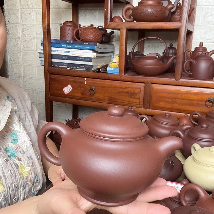 茶壶紫砂掇只500ccd精工半手