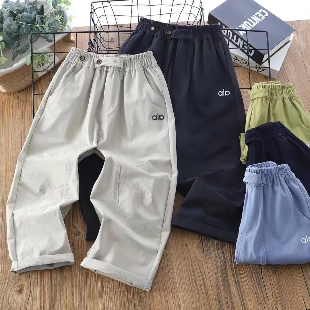 2025宽松休闲裤童装男女通用中大童秋款男松紧25021