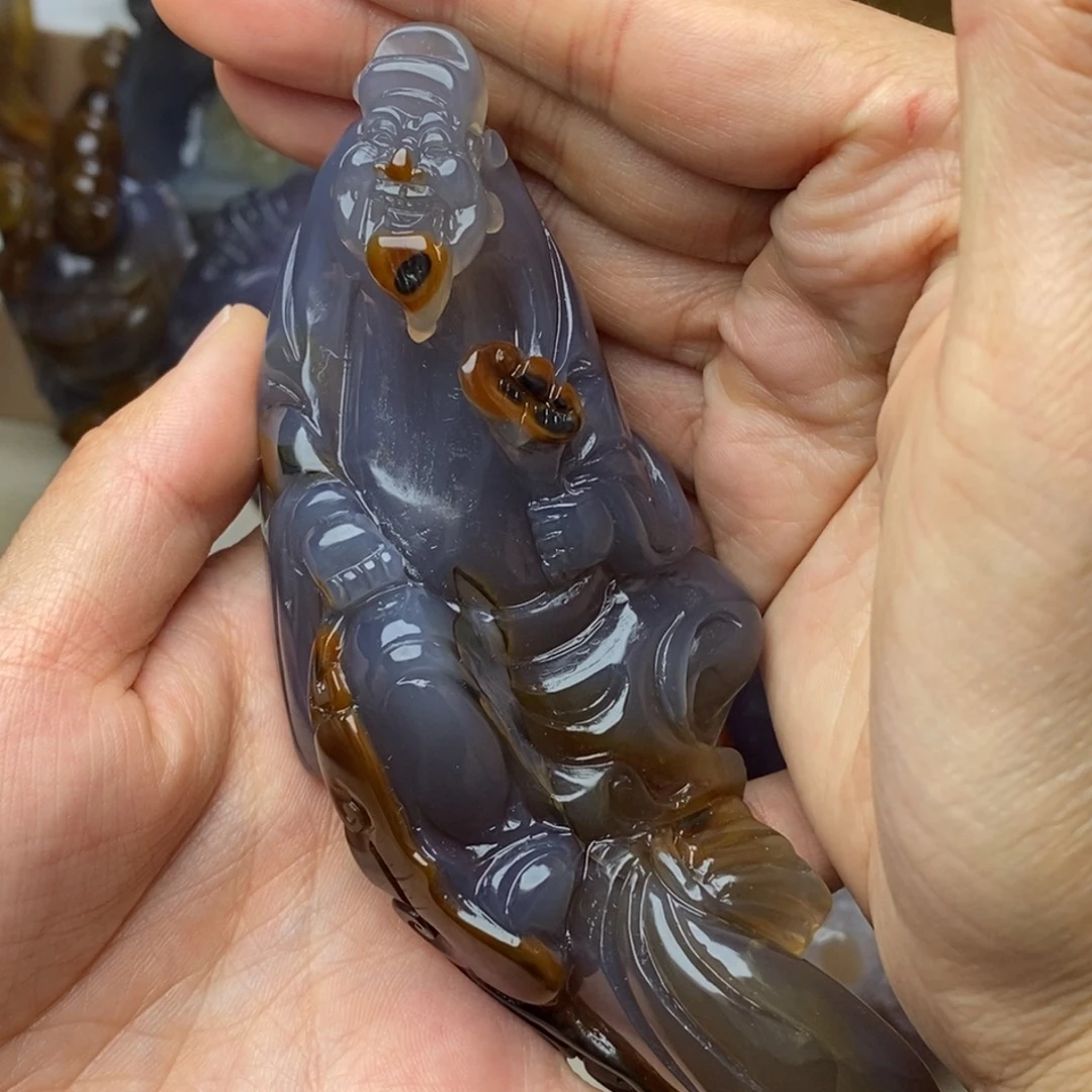 玛瑙/玉髓未镶嵌把件