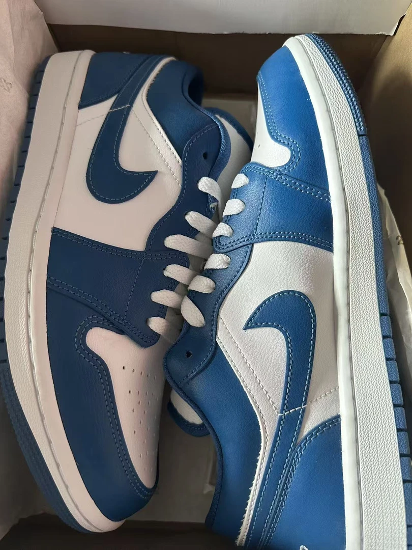 批量 nike aj1low 蓝白
