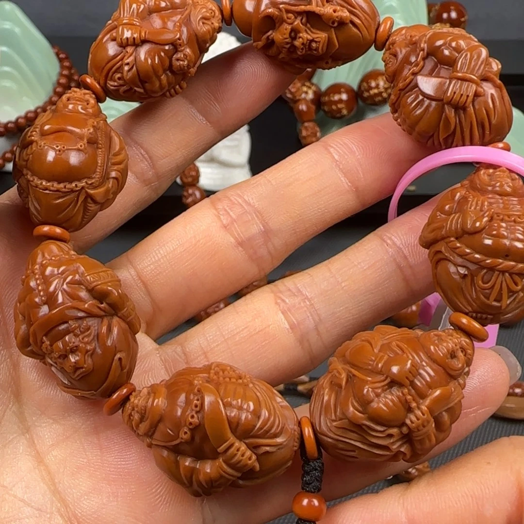 吊坠橄榄核水晶核恶僧