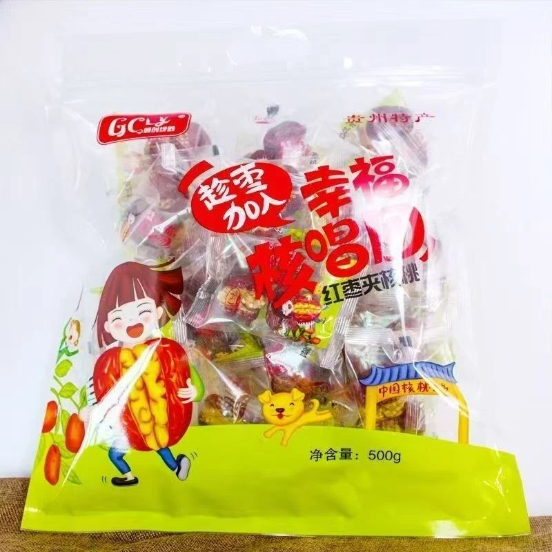 红枣夹核桃仁新疆特产严选红枣孕妇适用办公室零食500g双瓣
