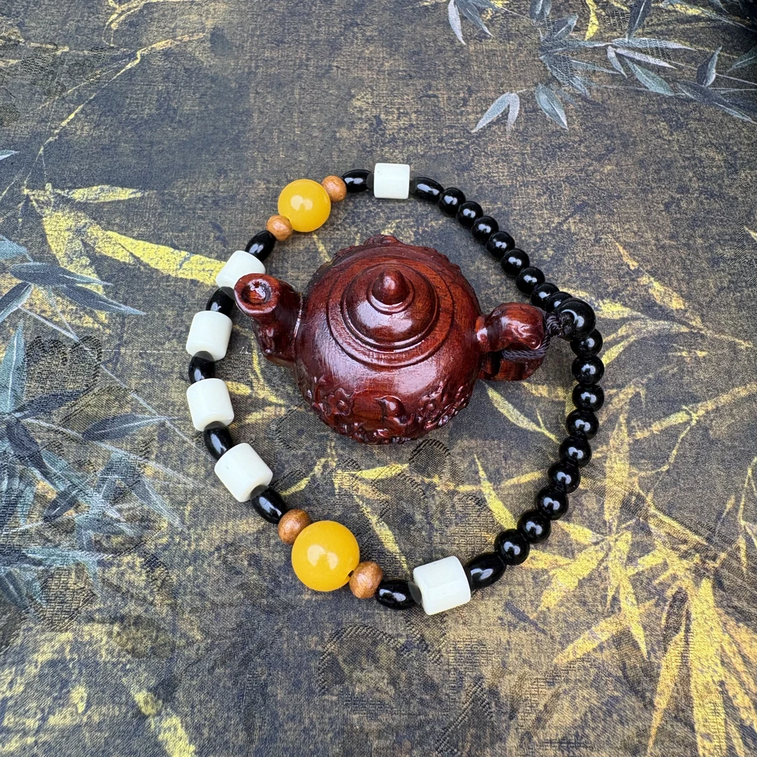 檀木手把件J0031无礼盒