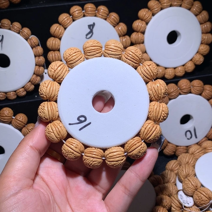 桃核手串野生柳叶