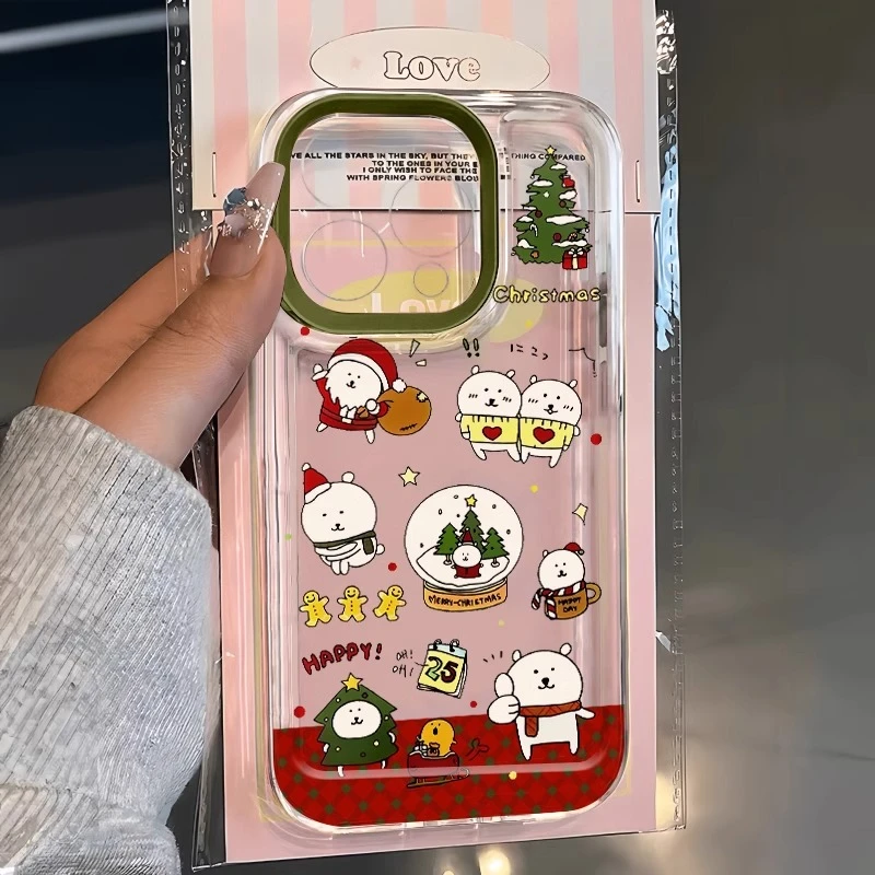 适用iPhone16至11透明TPU保护壳抗指纹定制款全机型兼容手机套