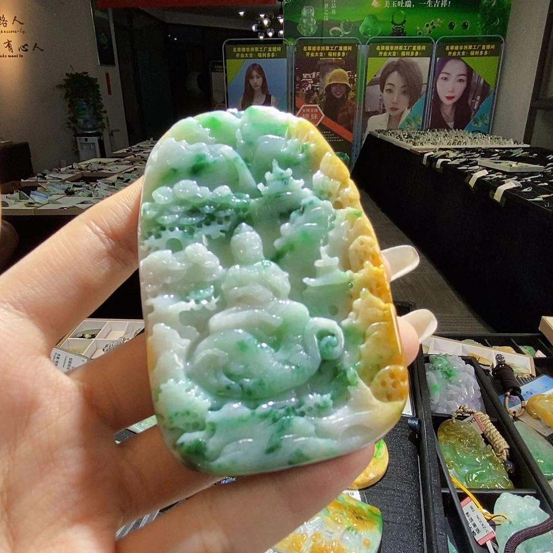 颈饰未镶嵌翡翠翡翠
