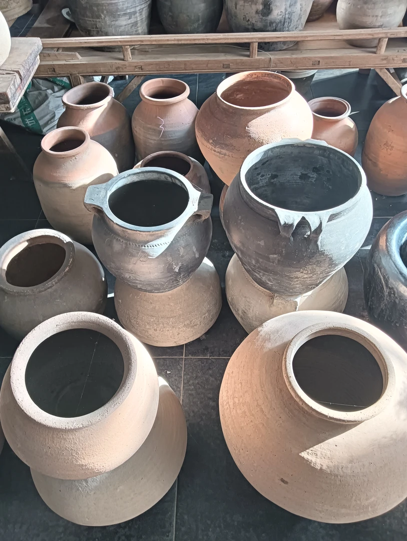 老陶罐粗陶，民俗老物件复古装饰怀旧摆设