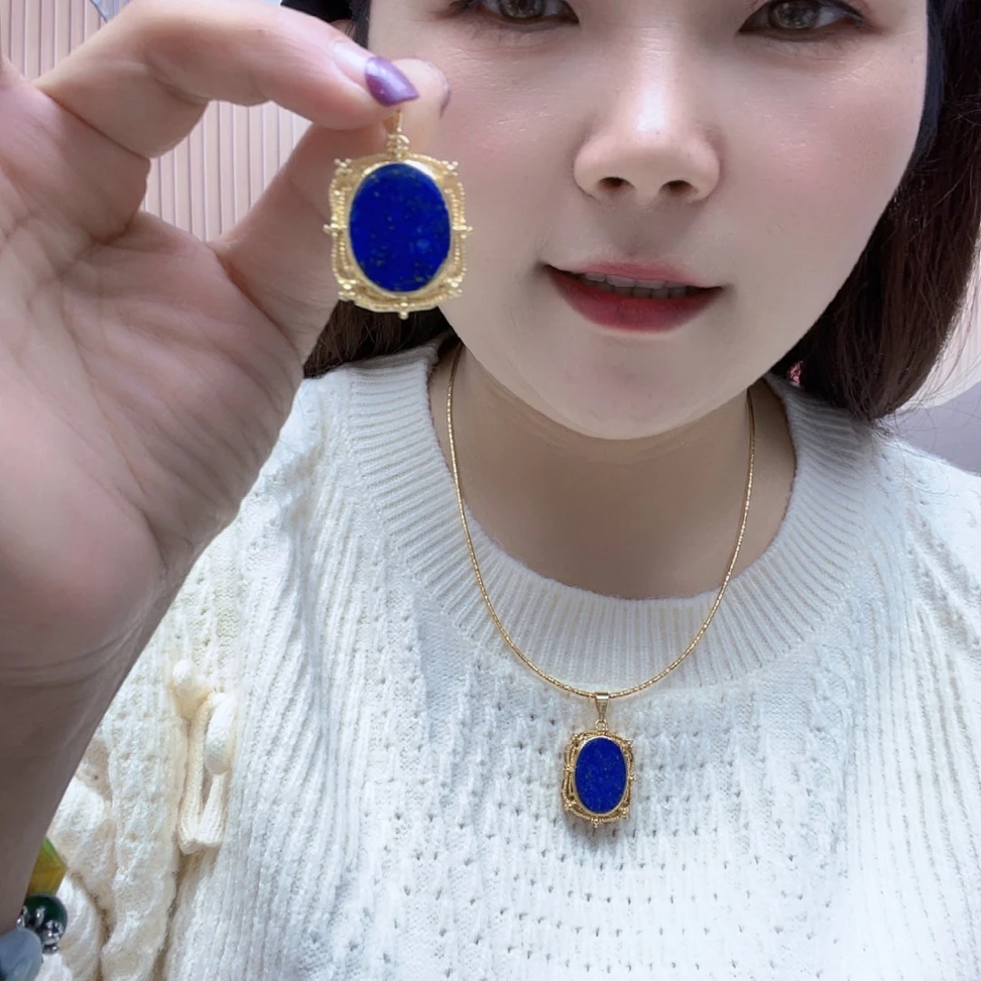 青金石合金颈饰项链