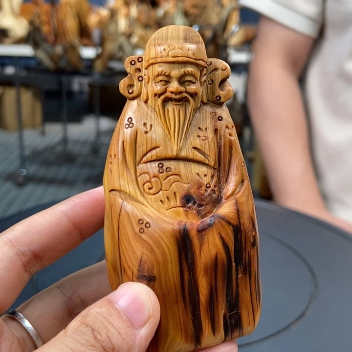 柏木（崖柏）手把件