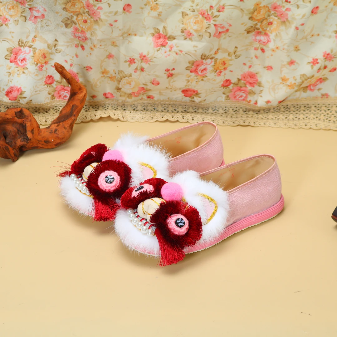 【千层底】福泰欣新中式虎头鞋布鞋金丝云锦舒适国风防滑女款百搭