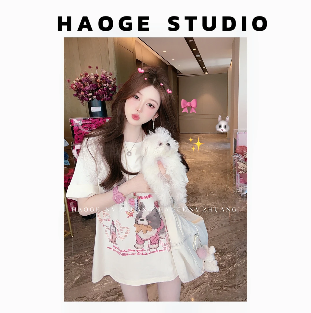 浩哥严选●T恤预X5TX0243A网红甜美设计感夏季小众减龄温柔日常款