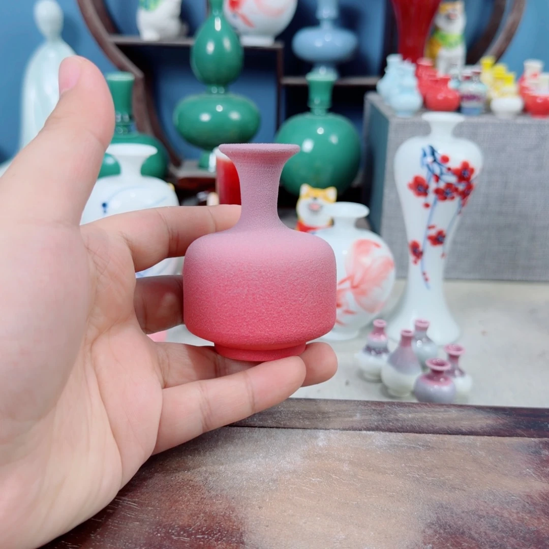陶瓷手工小花器摆件