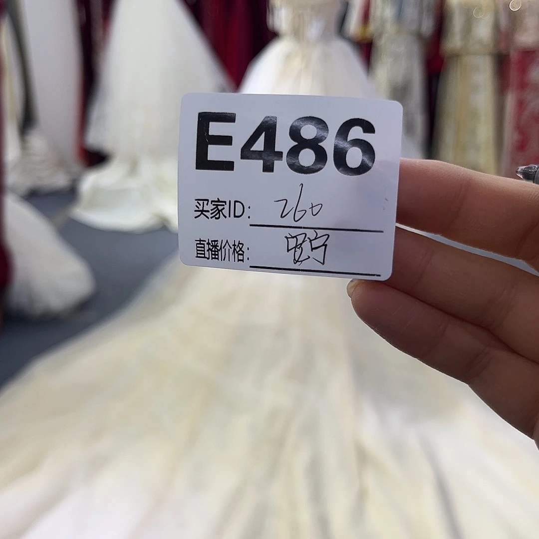 486轻纱二手婚纱礼服