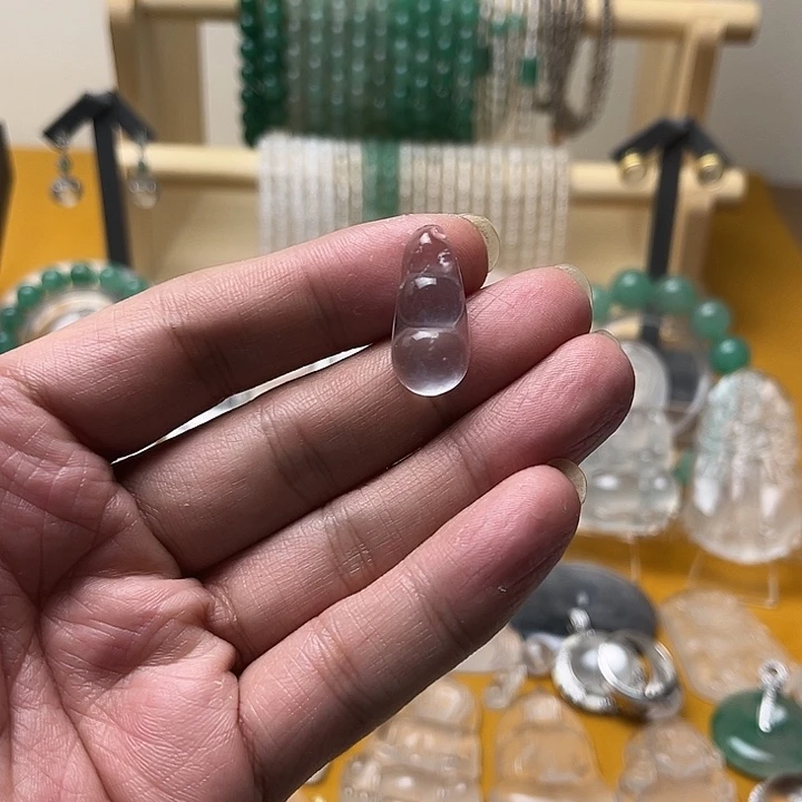 石英质玉豆子未镶嵌