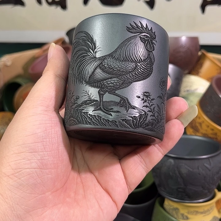 茶杯紫砂全手工紫砂主人杯