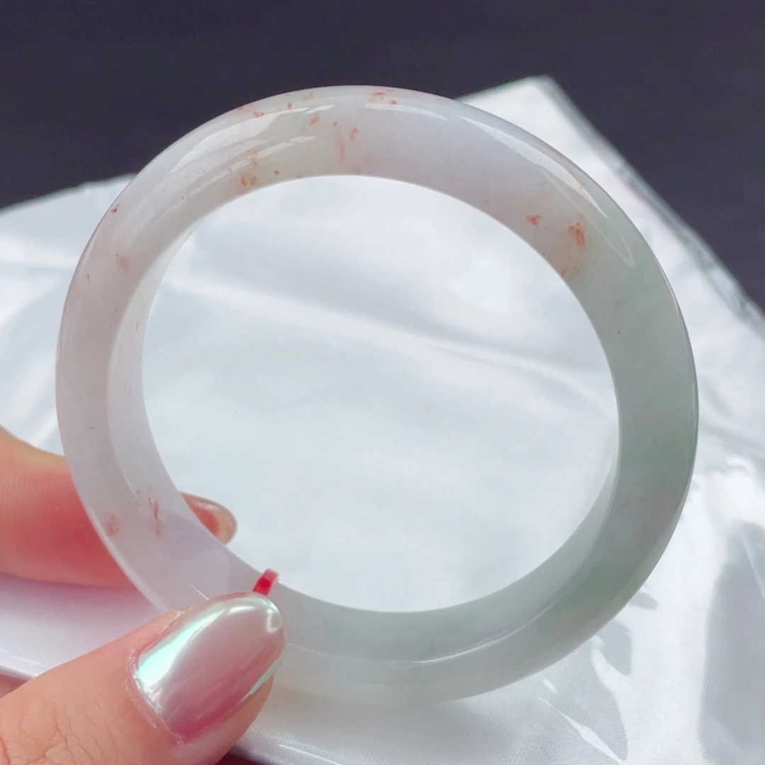 翡翠未镶嵌手镯54圈口