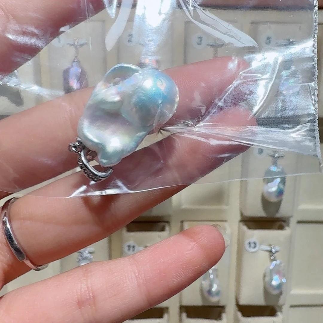 ঠ***࿐颈饰合金淡水珍珠
