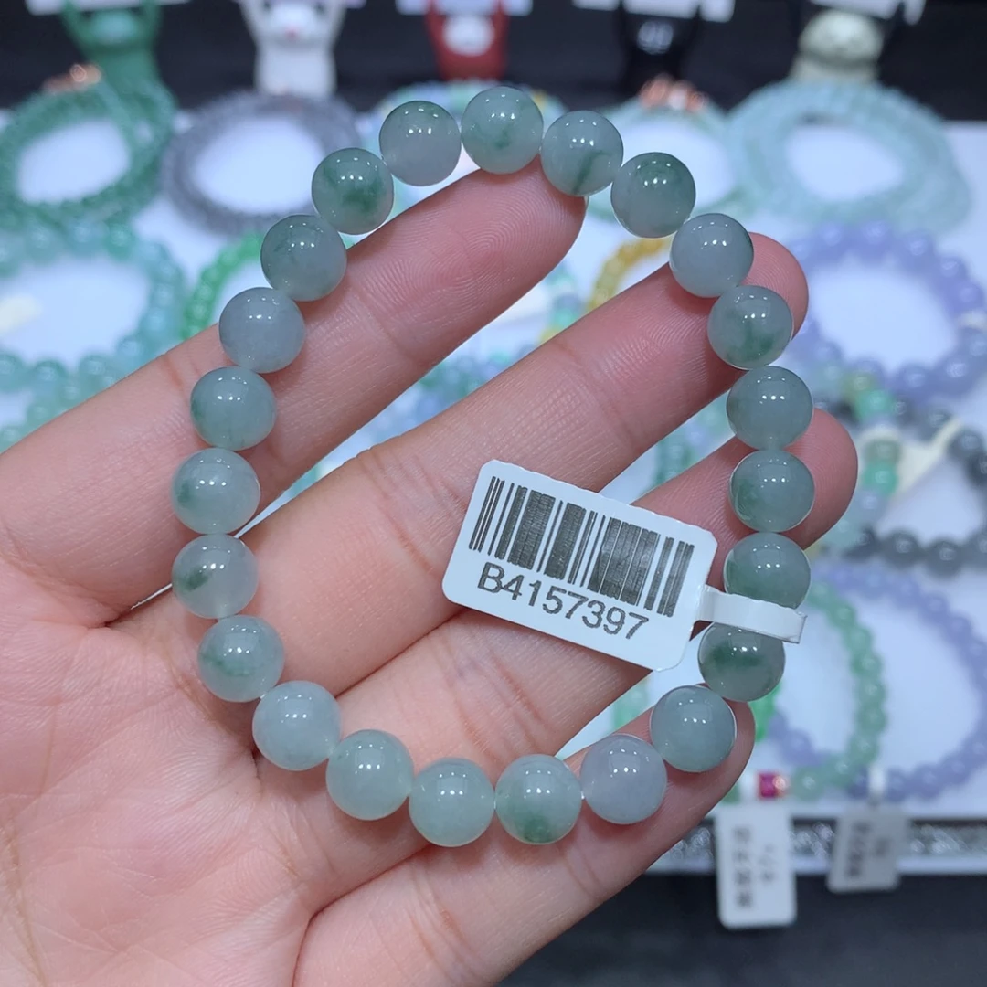 翡翠未镶嵌手串天然